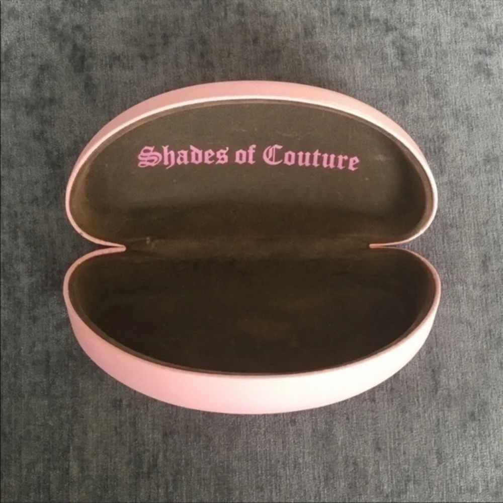 Juicy Couture Pink Sunglasses Case Y2K Vintage
